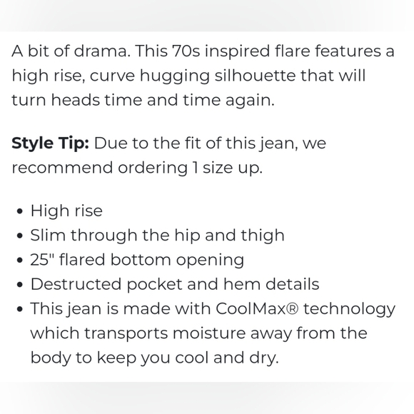 Wrangler Wanderer 622 High Rise Flare Women's 28/34 - Picture 6 of 7